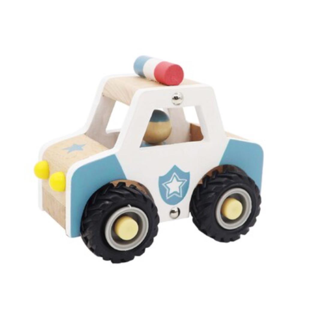 Calm & Breezy Wooden Police Car - Wooden Vehicles