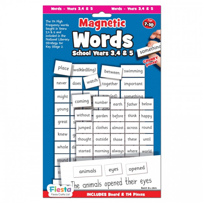 Magnetic Words and Board Grades 3,4 and 5| Educational Toys