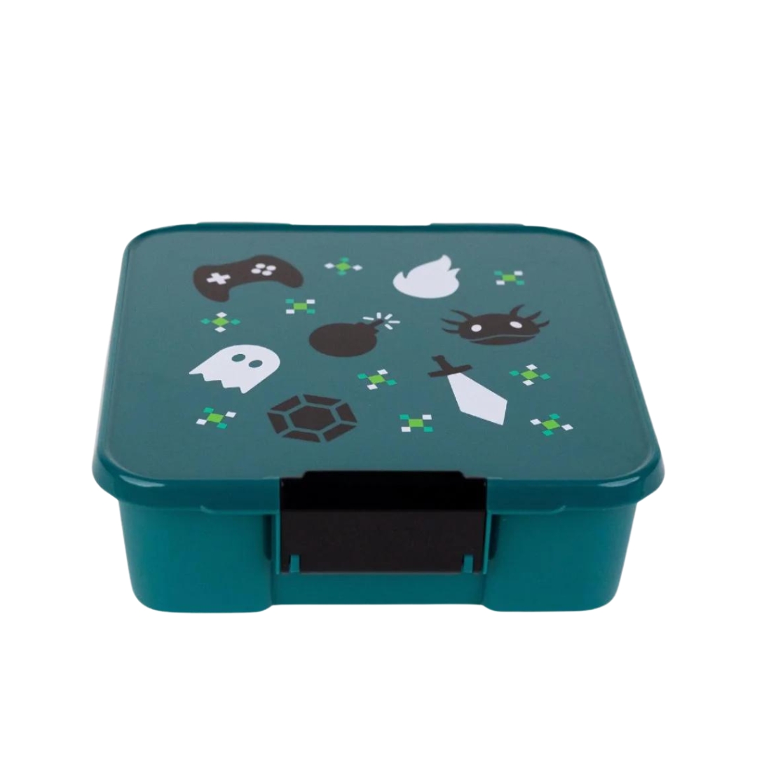 Little Lunch Box Co Bento Three Game On - Kids Lunch Box