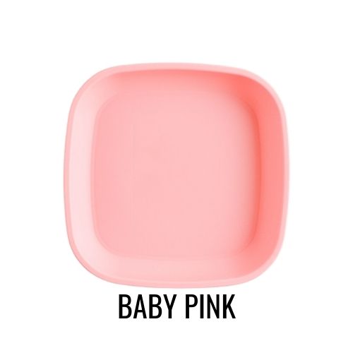 Replay Flat Kids Plate Baby Pink