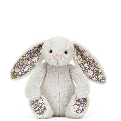 Jellycat Little Bashful Silver Blossom Bloom Bunny