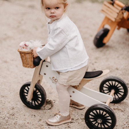 Kinderfeets Tiny Tot 2 in 1 Plus White