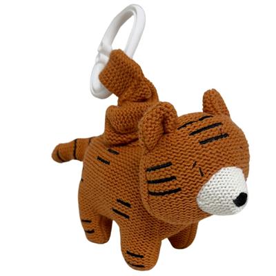 Knitted Tiger Pram Toy