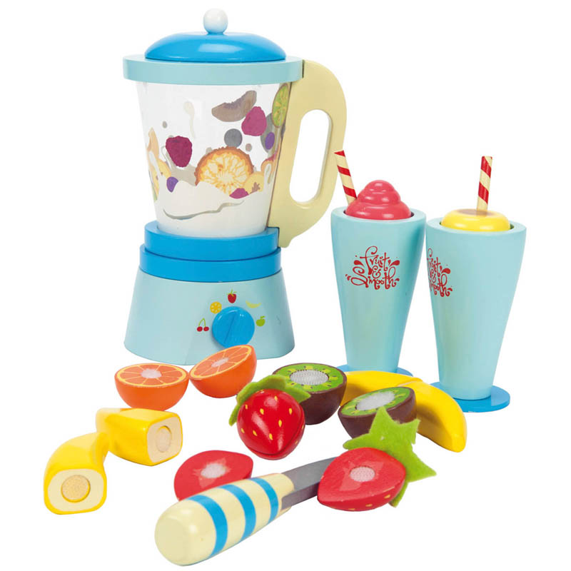 wooden smoothie maker toy