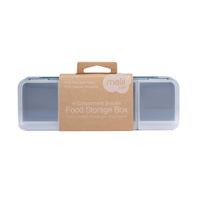 Melii Luxe 4 Compartment Snackle Box Blue