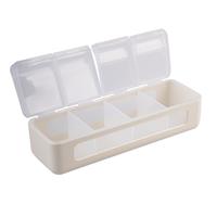 Melii Luxe 4 Compartment Snackle Box Ivory