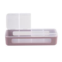 Melii Luxe 4 Compartment Snackle Box Pink