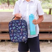 MontiiCo Insulated Large Lunch Bag and Ice Pack Goal Keeper