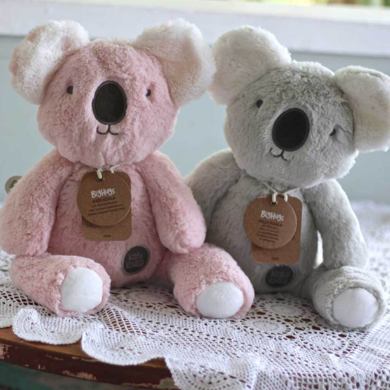 O.B Designs Huggie - Kelly Koala (Grey) and Kate Koala (Pink)