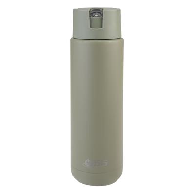 Oasis Ceramic Stainless Steel Triple Wall Insulated Moda Bottle (700ml) Olive Green