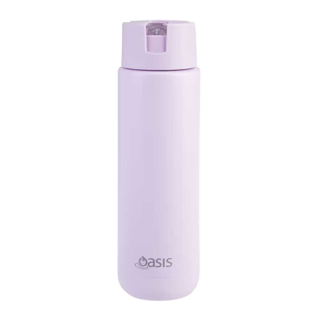 Oasis Ceramic Stainless Steel Triple Wall Insulated Moda Bottle (700ml) Orchid