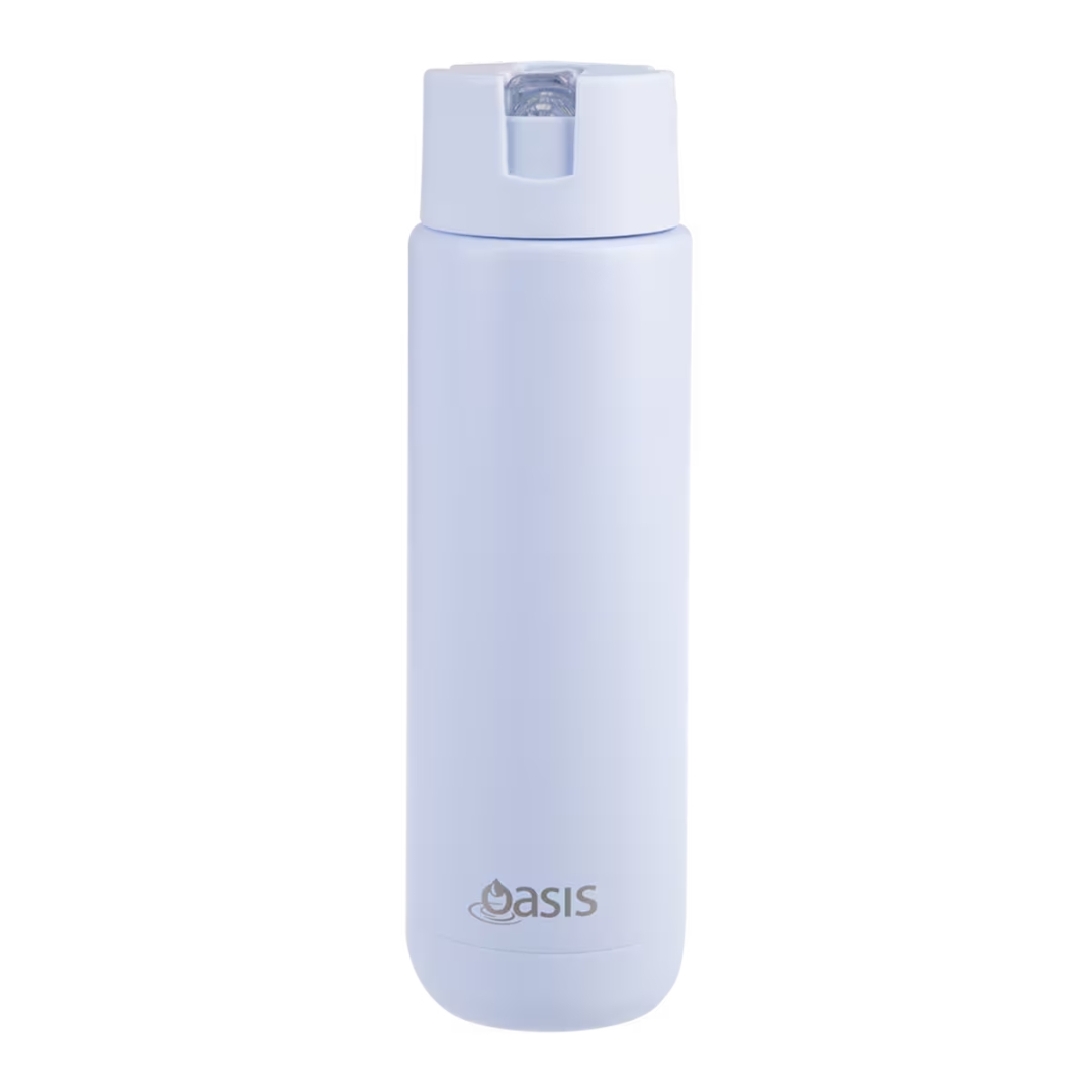 Oasis Ceramic Stainless Steel Triple Wall Insulated Moda Bottle (700ml) Periwinkle