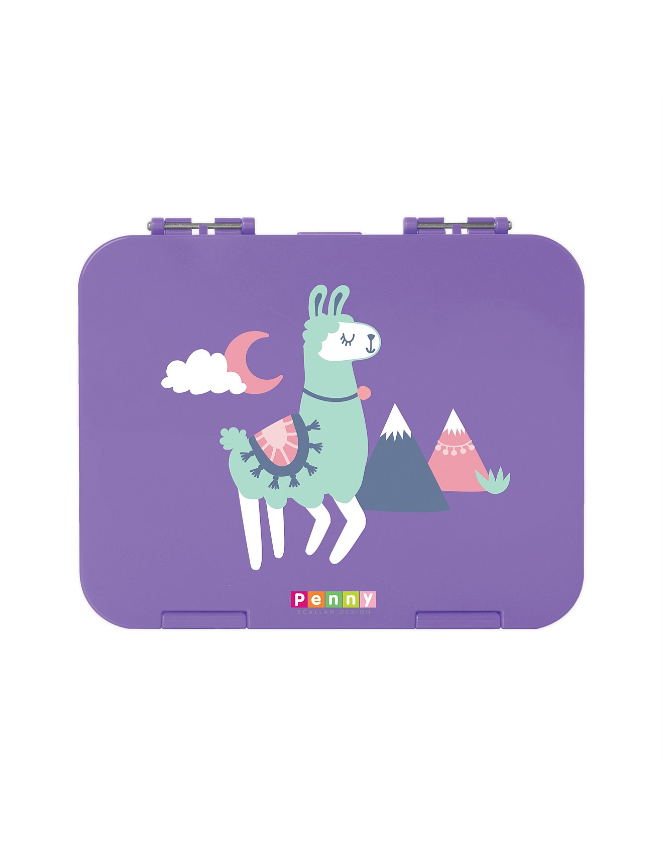 penny-scallan-large-bento-box-loopy-llama | Kids Lunch Box