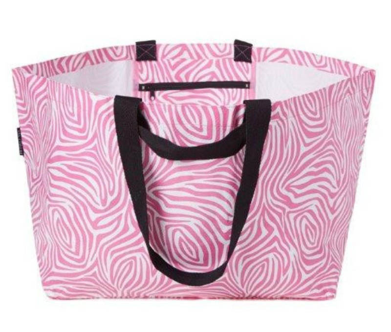 pink zebra bag