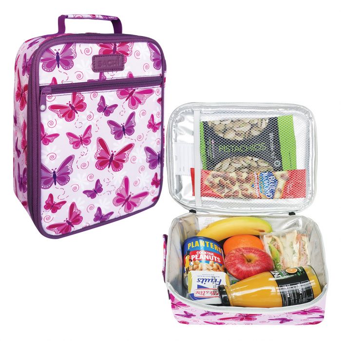 Sachi Insulated Butterflies Lunch Bag | Kids Lunch Bag