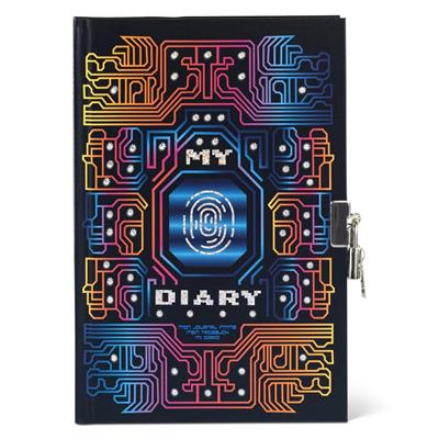 Tiger Tribe Secret Circuit Lockable Diary