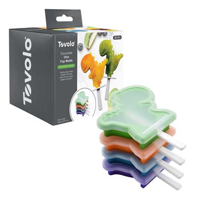 Tovolo Stackable Ice Pop Moulds Set 4 - Dinosaur