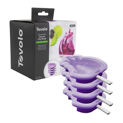 Tovolo Stackable Ice Pop Moulds Set 4 - Unicorn