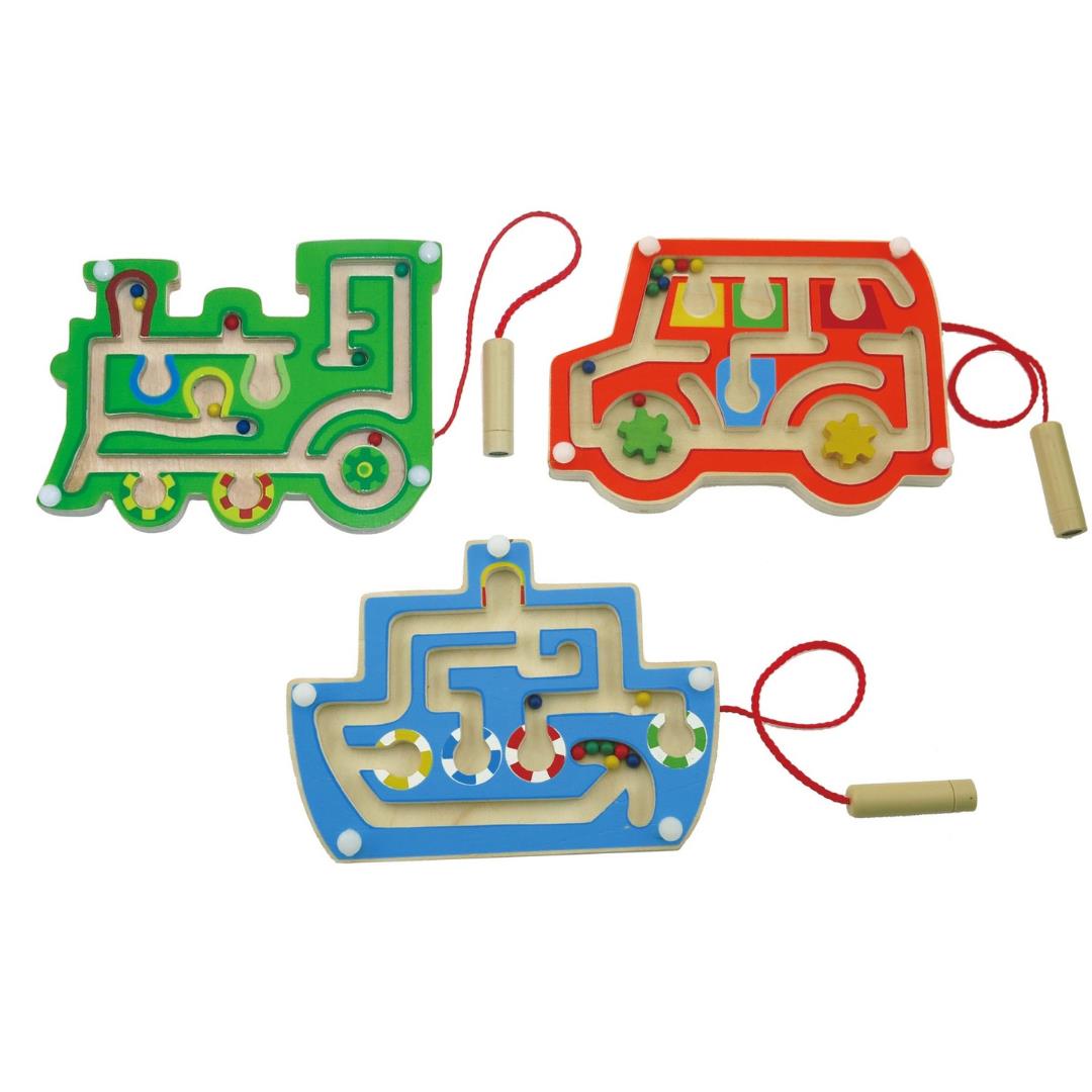 Transport Magnetic Labyrinth Bead Maze Game
