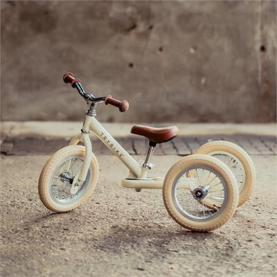 Trybike Steel 2 in 1 Balance Bike - Vintage Cream