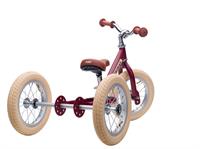 Trybike Steel Red Vintage Edition 2 in 1 Balance Bike